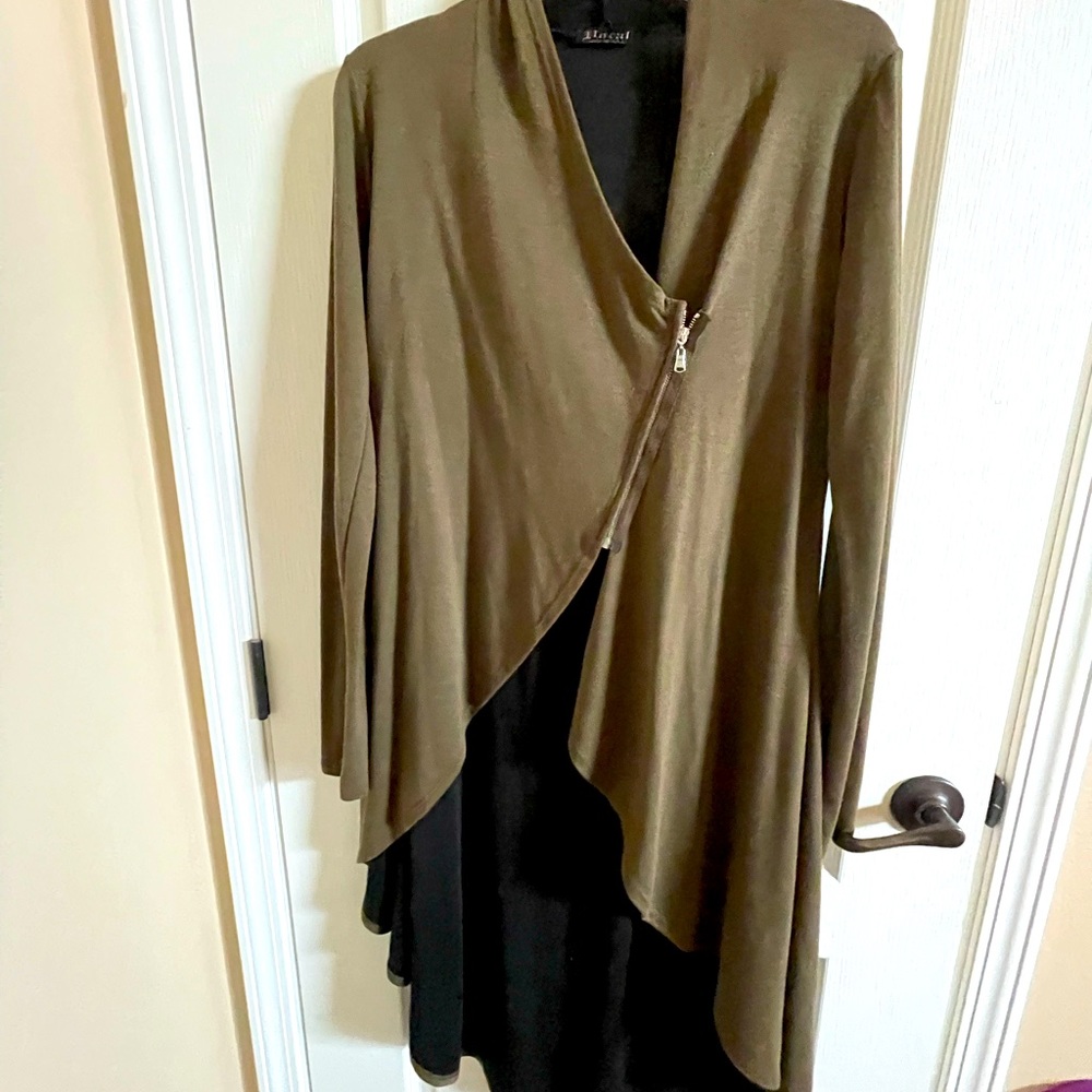 Vocal jacket, shirt to wear with black tights